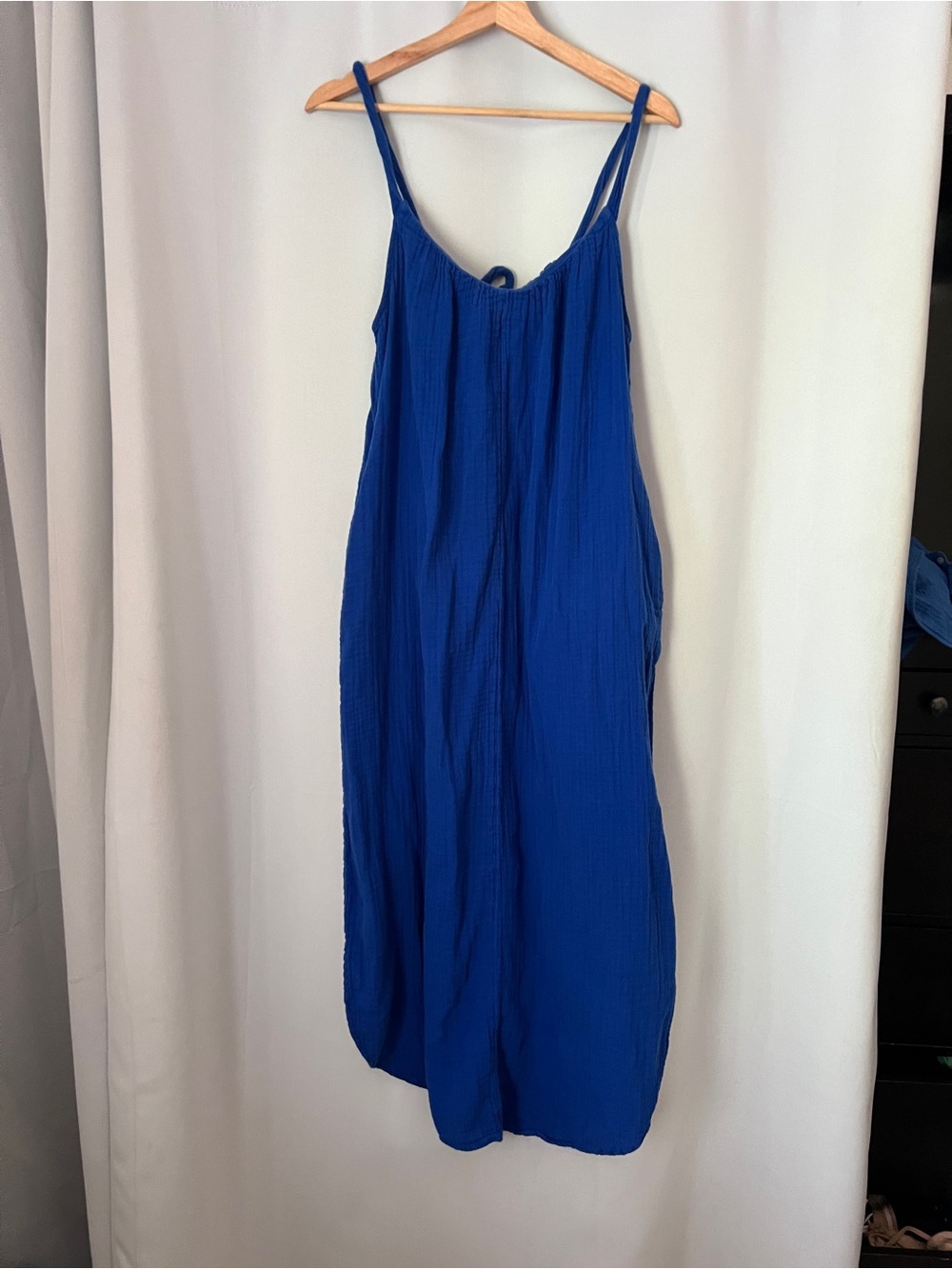 Old Navy Cobalt Blue Spaghetti-Strap Maxi Dress